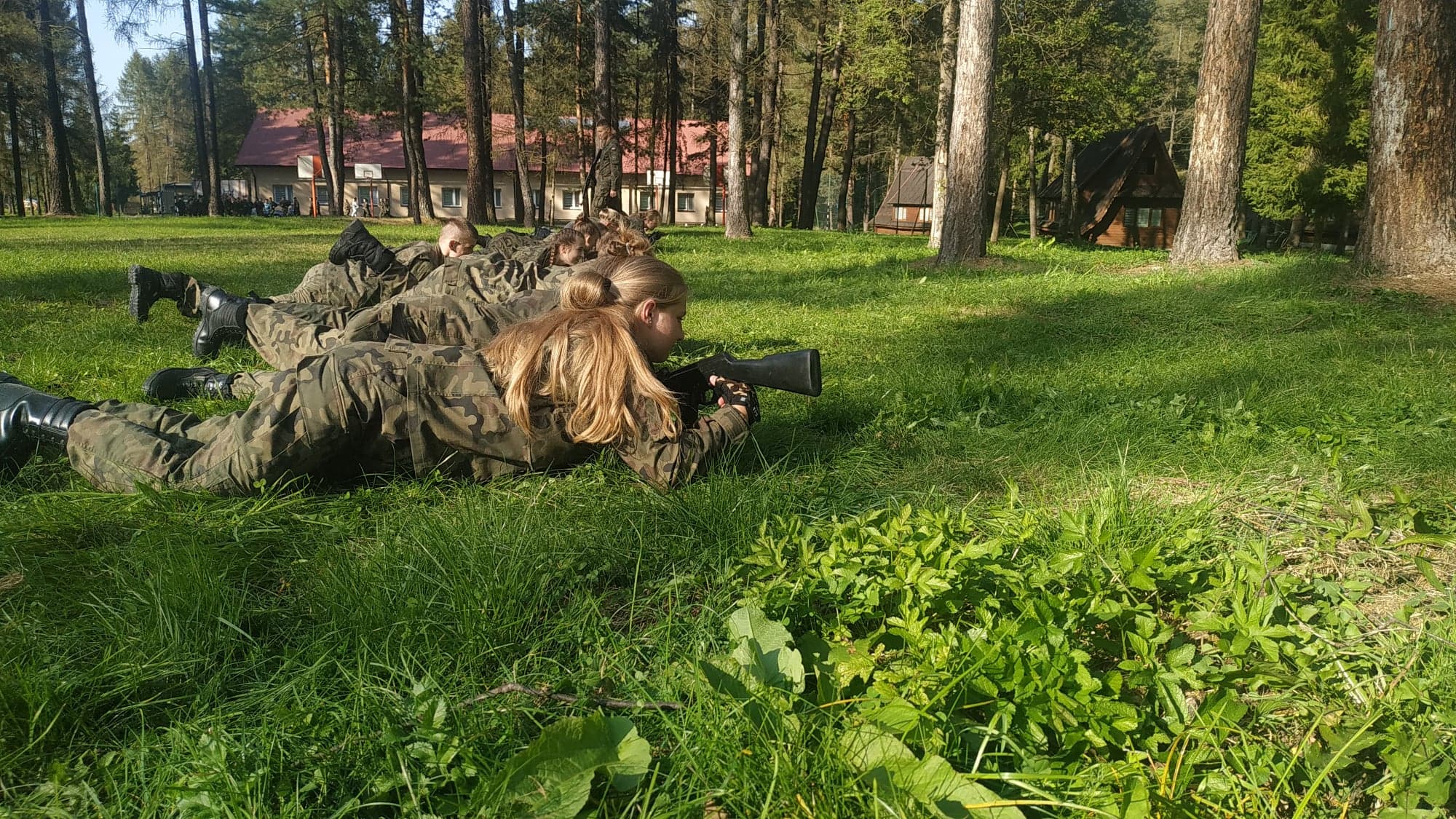 udział uczniów w obozie szkoleniowym